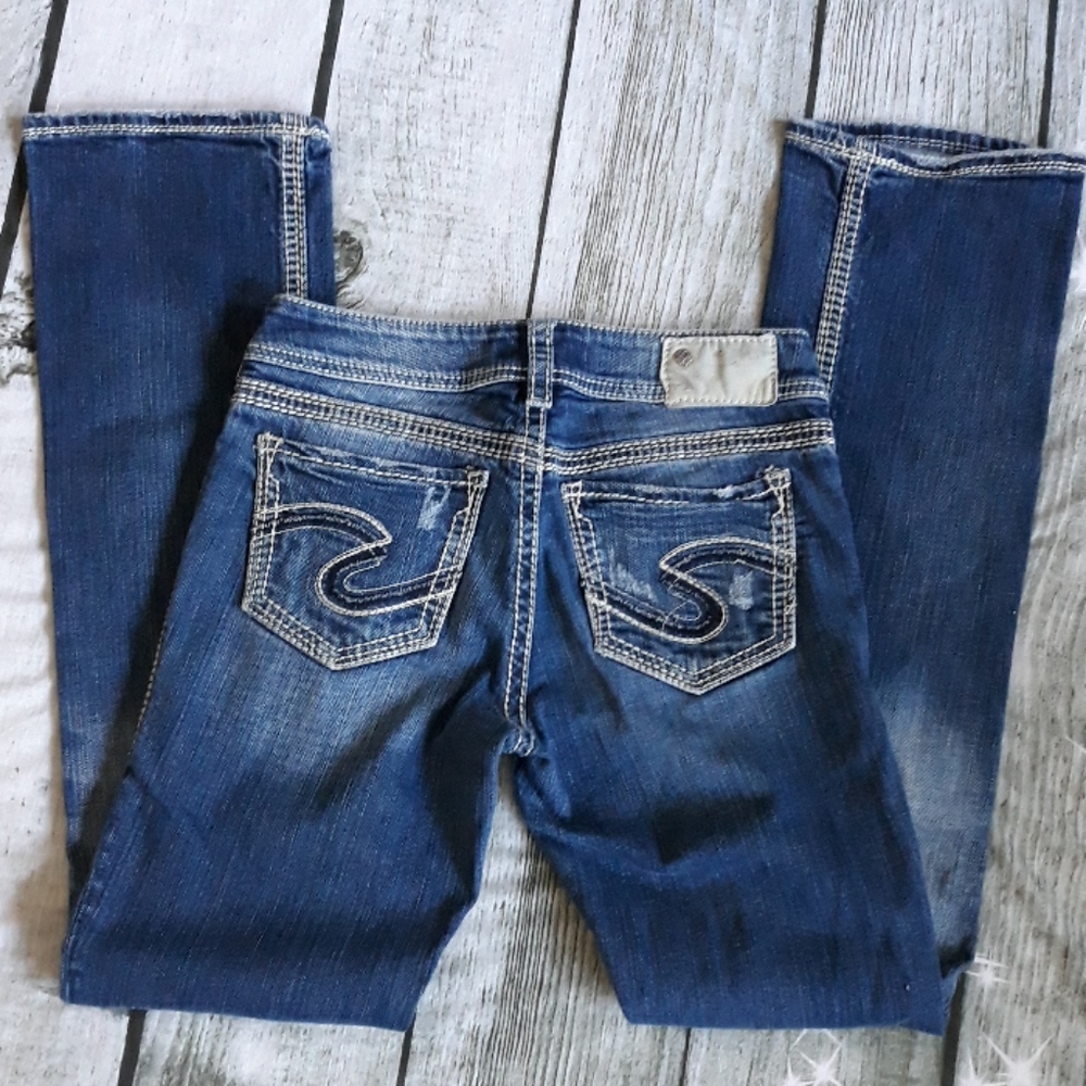 Silver Suki Jeans